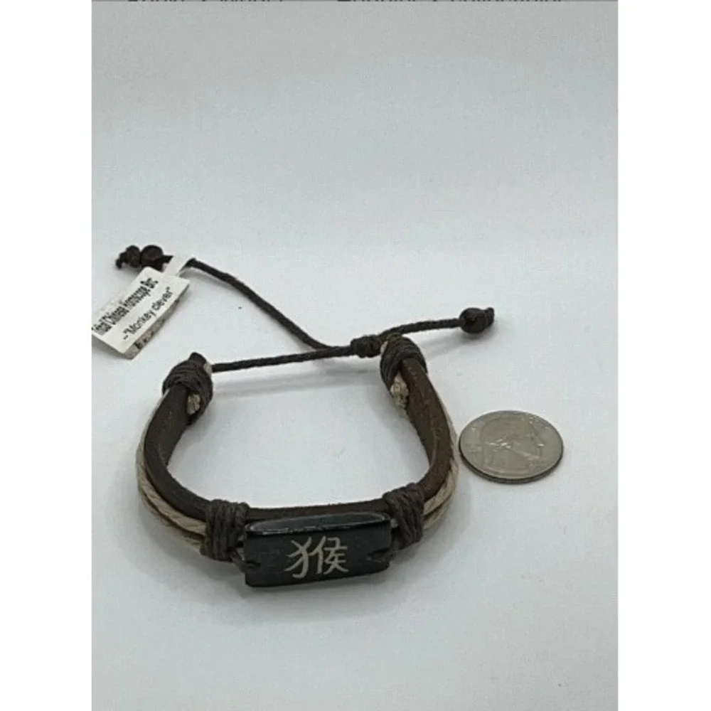 Tribal Chinese horoscope bracelet 